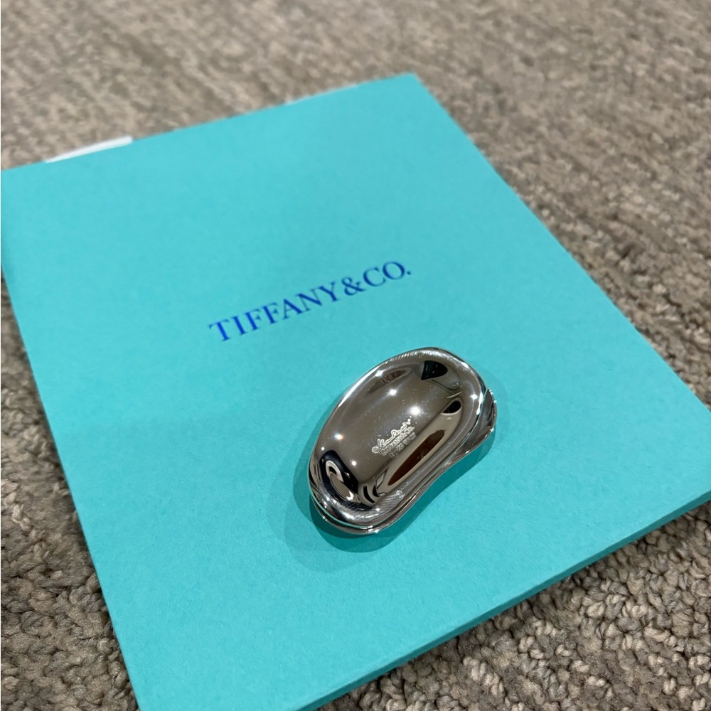 Tiffany & Co. Silver Bean Money Clip